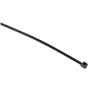 ADVANCED CABLE TIES 7 1/2" cable tie 50lb tensile strength. UV BLACK color, 100 pack. 1 7/8 max bundle diameter .