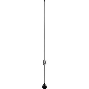 PULSE/LARSEN 450-470 MHz UHF Coil Antenna with 5.6 dBi Gain and 200 Watts Power. Black. .