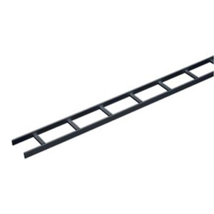 HOFFMAN Ladder Rack Straight Section 12" Wide, Black .