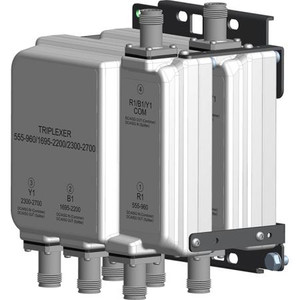 KAELUS bi-directional Triplexer, designed to combine or split 555-960MHz, 1900 and AWS-WCS bands, 4.3-10 (F) .