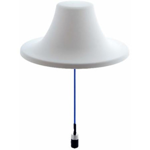 LAIRD 380-960/1395-6000MHz Low PIM Ceiling Mount Omnidirectional Antenna Indoor Boradband, vertical Polarization 12" cables wiht 4.3-10 Female connector