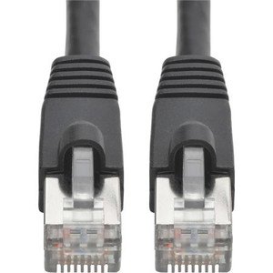 TRIPP LITE Cat6a 10G-Certified Snagless Shielded STP Ethernet Cable (RJ45 M/M), PoE, Black, 6 ft. .