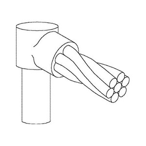 HARGER #6 STD Cable to 5/8" Ground Rod. This part comes with MH3. .