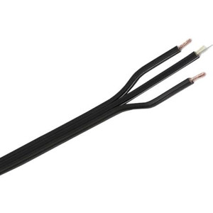 COMMSCOPE Powered Fiber Cable, OS2, 2 Fibers, Indoor/Outdoor, 12AWG Conductor, meter. Easy peel, stranded conductors for maximum cable