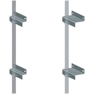 VALMONT Kit of two Cantilever Wall Mounts with U-bolts for 2-3/8 in pipes .