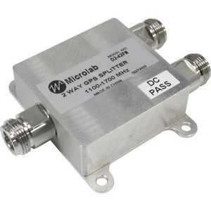 MICROLAB GNSS Splitter 2-Way 1100-1650 MHz N Female, W/DC Path, ROHS .