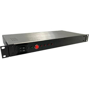 DURACOM 12 volts, 1U Rack Mount, 1600 watts, Battery Charger with NFPA Alarms. .