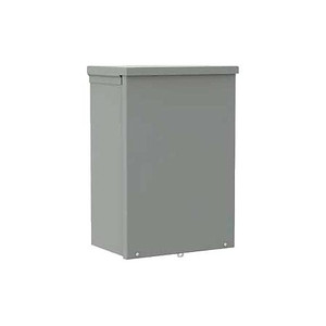 HOFFMAN Enclosure, NEMA 3R, Screw Cover, 18in x 12in x 6in, Painted, KOs .