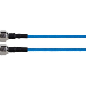 VENTEV BY RF INDUSTRIES 1 m SPP-250-LLPL low-PIM coaxial cable assembly with 4.3-10 Male Straight to 4.3-10 Male Straight.