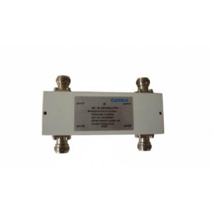 COMBA 698-2700 MHz 2x2 hybrid coupler. 500 watts. -153dBc PIM rated. IP67 rated for outdoor use. 20dB isolation. N female terminations