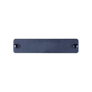 AFLOptical Connectivity Adapter Plate Blank, 29 MM Width x 118 MM Height, Metal Plate, Powder Coated Polyurethane Black