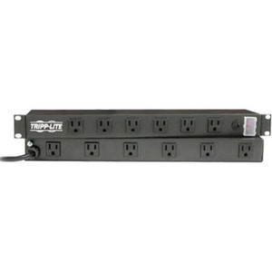 DDB UNLIMITED 19" rack mount power strip. 125 VAC, 15 Amp.