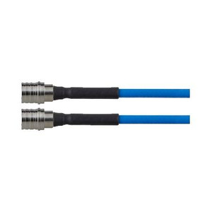 VENTEV BY RF INDUSTRIES 2 m TFT-402-LF low-PIM coaxial cable assembly with QMA Male Straight to QMA Male Straight.