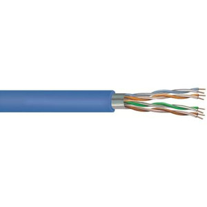 Ventev Cat6 Booted Patch Cable 5 ft length with Blue Jacket