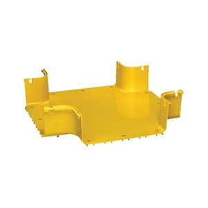 COMMSCOPE FiberGuide Horizontal Cross, 4x12in, Yellow