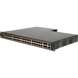 CAMBIUM cnMatrix EX2052R-P, Intelligent Ethernet PoE Switch, 48x 1Gbit and 4x SFP+ ports, Removeable Power Supply Not included, No power cord.