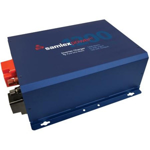 SAMLEX 1200W Pure Sine Inverter/Charger. 12VDC input, 120VAC Output 60Hz, 60Amp Charger Hard-Wiring input