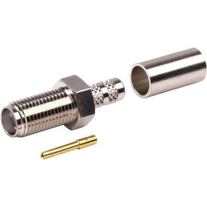 RF INDUSTRIES SMA female connector for RG58/U, 58A/U, 58C, 141, 141A and Ultralink cables. .