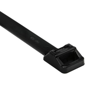 HELLERMANNTYTON Heavy Duty Cable Tie, 20.3" Long 250 lb Tensile Strength, PA66 Black (Pack of 25)