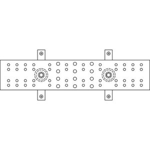 HARGER 1/4" x 4" x 12" Tin Ground Bar Only. J Pattern