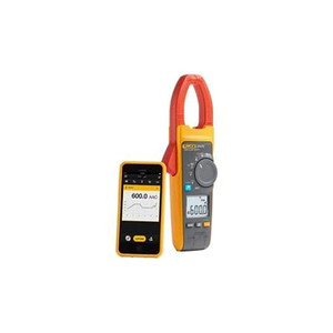 FLUKE 374 FC True RMS AC/DC Clamp Meter 600 A,1000 V,that transmits measurements to your smartphone via Fluke Connect for viewing at a safer distance.