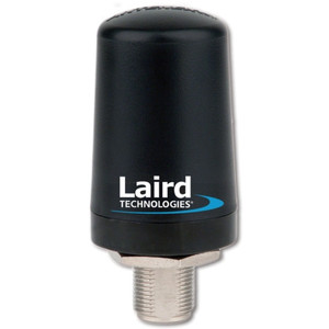 Laird Technologies Dual Band 2.4/4.9MHz Phantom Black Permanent Mount