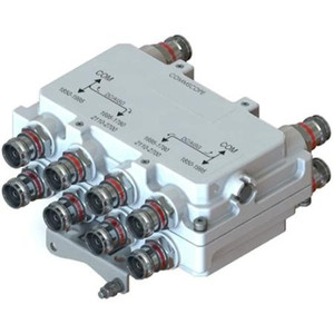 COMMSCOPE Ultra Compact Quad-pack Diplexer PCS/AWS+WCS+BRS, DC AWS/WCS/BRS, 4.3-10 Female. E14F05P86