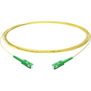 COMMSCOPE Fiber Optic Patch Cord, singlemode, 1.2 mm OFNP jacket, SC/APC-SC/APC, 3 m, yellow