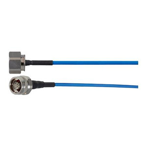 VENTEV BY RF INDUSTRIES 180 in TFT-402-LF low-PIM coaxial cable assembly with 4.3-10 Male Straight to N Male Straight.