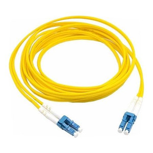 TE CONNECTIVITY Fiber Optic Patch Cord Duplex, Singlemode, LC/UPC to LC/UPC yellow, 20M.