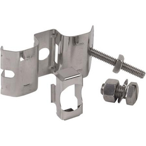 SABRE SITE SOLUTIONS Butterfly Hanger for 1/2" diam. RFS, CommScope or Eupen cable. Stainless steel with 3/8" mounting hole. Includes mtg. hardware.