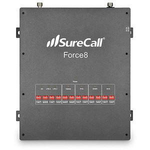 SURECALL Force8 bi-directional bi-directional cell amplifier, 80dB built-in Sentry sytm, power supply USB cable to set up Sentry software