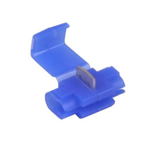 HAINES PRODUCTS 18-14 ga splice conn. Self stripping. Blue. Packaged 100 per carton. .