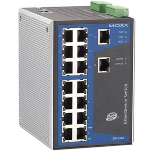 Moxa Americas  Inc. Industrial 16x10/100BaseT(X) Managed Switch