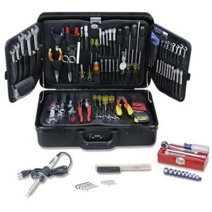 JENSEN Tool Kit Inch/Metric Field Service Tool Kit with super tough case, Over 135 top quality tools .