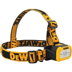 DEWALT Jobsite Touch Headlamp 200 Lumens 3 AAA Batteries included.