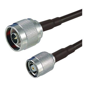 L-COM High quality fully tested Reverse Polarity TNC Plug to N-Male cable assemblies featuring high performance low loss 195-series coax cable. 10 ft