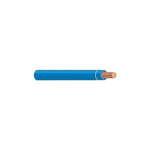 WIREXPRESS THHN/THWN-2 Cable, 12 AWG 19 Strand, 600V, Annealed Copper, PVC Insulation, Nylon Jacket, Blue