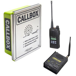 RITRON RQX-127M-XT-GG VHF 1 or 2 Watt wireless Callbox, w. RPS-EXPO External Power Supply JBS-147M-GG VHF 2 Watt Base Station radio W/JBS-MMK Mounting Bracket