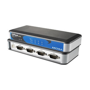 Moxa Americas  Inc. 4 Port RS-232 (DB9) Serial to USB Adapter