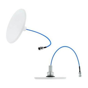 LAIRD 698-960 MHz/1350-1550/1690-3800 MHz Ultra Low Profile/ Low PIM Ceiling Mount SISO Antenna with 4.3-10 Female Connector.