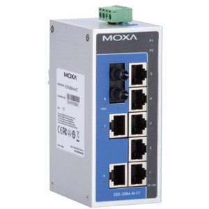Moxa Americas  Inc. 7x10/100BaseT(X)  1x ST Port Unmanaged Switch IP30