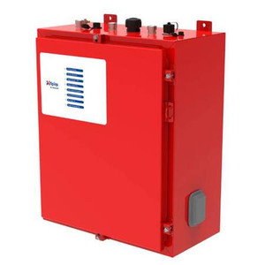 FIPLEX FLEX BBU. Battery backup, 100W, 100Ah capacity, NFPA Compliant, one box solution with batteries and annunciator included