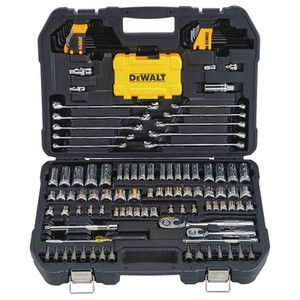 DEWALT 142 PC 1/4 in & 3/8 in Drive Mechanics Tool Set