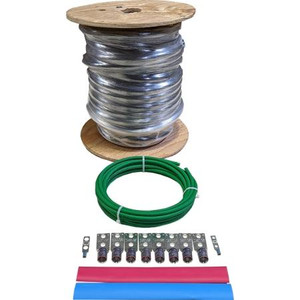 CARBER POWER TECHNOLOGIES Complete battery rack cable & accessory kit. Incl 2 sets of 4/0 conductors & lugs to connect battery rack to rectifier bay fr