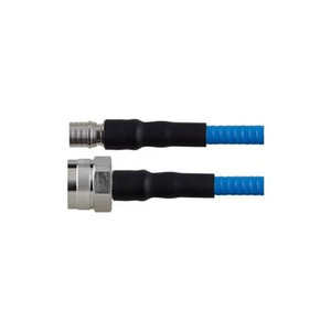 VENTEV BY RF INDUSTRIES 6 ft SPP-250-LLPL low-PIM coaxial cable assembly with QMA Male Straight to N Male Straight.