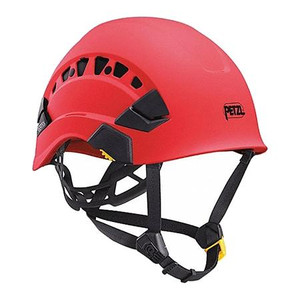 PETZL VERTEX VENT red ventilated helmet.