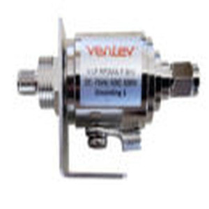 VENTEV 0-7 GHz Lightning Arrestor with RPSMA male/Male to RPSMA Bulkhead female/Female, Gas tube; DC Pass.