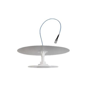 WILSONPRO 608-2700 MHz low profile omni inbuilding antenna with reflector. White .Ceiling mount. 10 inch plenum pigtail with Nfemale connector.