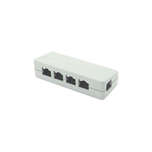 5-Port RJ45 Splitter with 1 input port and 4 output ports